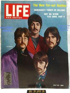 希少 Ultimate Heritage ビートルズ カバー ライフ誌 マガジン アジア エディション 1967 雑誌 昭和42年 Rare Ultimate Heritage Beatles L