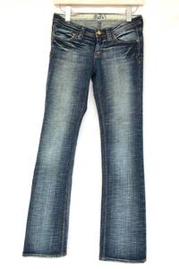 ★ Mavi jeans デニム レディース サイズ24/30 ステッチ olivia ストレッチ ウォッシュド加工 ボトムス ジーンズ E428