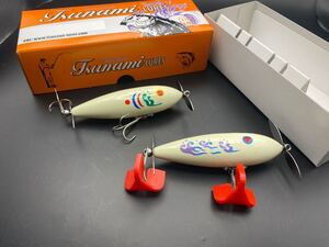 津波ルアー　2個セット TSUNAMI LURES トップ　028 