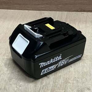 1円スタート！マキタ 18V リチウムイオンバッテリー　6.0Ah　BL1860B 中古美品 充電回数1回 税込