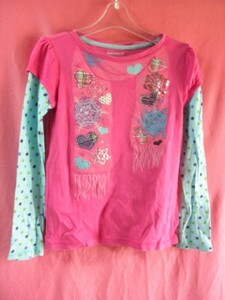 ＵＳＥＤ キッズ Gap Kids Ｔシャツ サイズ140 ピンク/サックス