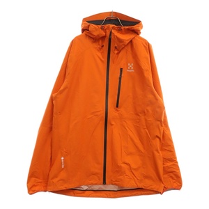 HAGLOFS ホグロフス L.I.M Jacket リムシリーズ フード ジップアップ レイン ジャケット オレンジ 604542