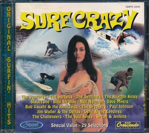 エレキギター┃オムニバス│┃Surf Crazy - Original Surf Hits│┃GNPGNPD-2245│1996年┃管理6720