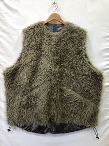 [SUNNY SPORTS] ベスト M ポリエステル KHK 無地 BIG FUR VEST ts202410