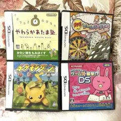 DS ゲームカセットまとめ売り ポケモンダッシュ NOVA英語留学？等