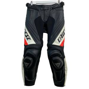 【美品】 DAINESE ダイネーゼ レザーパンツ P. DELTA PRO EVO C2 PELLE 黒系 ブラック系 サイズ46　6524-100