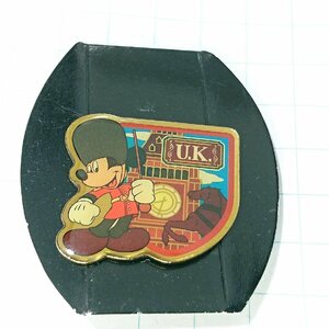 送料無料)ミッキーマウス イギリス ディズニー ピンバッジ PINS ピンズ A14190