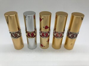 ■【YS-1】 YSL イヴ・サンローラン ■ ルージュ ヴォリュプテ 143 3 45 15 47 赤 ピンク系 ■ 口紅 5本セット まとめ 【同梱可能商品】K■