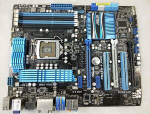 【中古パーツ】BIOS確認のみ、ASUS P8Z68-V PRO マザーボード ＩＯパネル LGA1155 ■MB2528