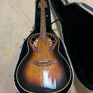 12本弦　オベーション Ovation Elite 1758 米国製　アコギ　エレアコ フェンダー