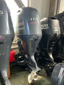 直接引き取り歓迎★船外機 Yamaha F115 BET 2015. アワー86、5時間 鳥取県境港市