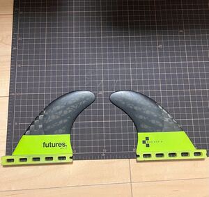 Futures Fins QD2 4.0 Blackstix Rear Quad Fins