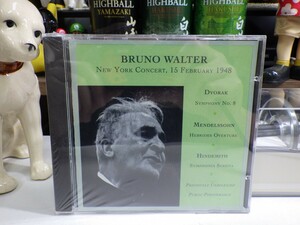 緑6｜NEW新品未開封！★CD / 1992music&arts / 廃盤★BRUNO WALTER NEW YORK CONCERT, 15/Feb/1948 DVORAK SYMPHONY NO.8 etc..