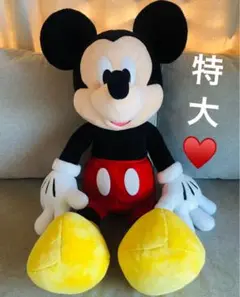 美品！ディズニー ミッキー 特大 大きい 超超BIG ぬいぐるみ 90センチ