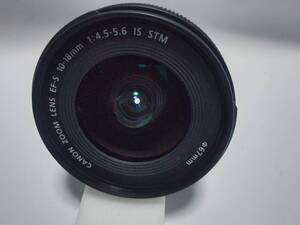 ☆極上美品☆Canon EF-S 10-18mm F:4.5-5.6 IS STM