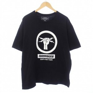 ネイバーフッド NEIGHBORHOOD SQD/C-TEE.SS Tシャツ カットソー 半袖 ロゴ コットン XXL 黒 ブラック /KH メンズ