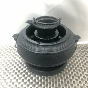 【現状品/インボイス登録店/KU】硬鉄 鉄瓶 茶道具 鉄瓶 南部鉄器 茶道具 煎茶道具 水漏れなし ミニチュア HA0204/001