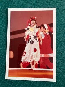 【当時物】松田聖子　写真　カラフルドレス　パリコレ風　スレンダー　昭和タレント　80年代アイドル 