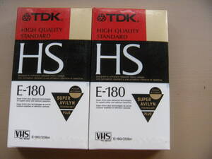 TDK　HS（E-180）2パック一セット