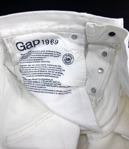 ★90％OFF★新品タグ付き9900円を/GAP1969ギャップホワイトデニムVINTAGEビンテージストレート/25■在庫限り■