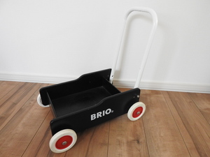 ★☆BRIO(ブリオ）　手押し車　　ブラック　黒　インテリア　☆★