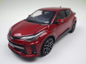 207【S.R】非売・展示品 1/30 トヨタ C-HR GRスポーツ 後期 カラーサンプル ミニカー エモーショナルレッド 箱無し 香川発