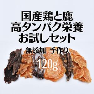 無添加 手作り 高タンパク栄養 お試しセット ペットおやつ 6種類 120g