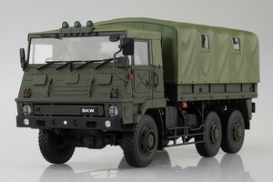 アオシマ プラモデル 1/35 ミリタリーモデルキット No.02 73式大型トラック(SKW-464)　送料無料