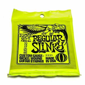 【新品/未使用】 ERNIE BALL アーニーボール 10-46 Regular Slinky (2221) エレキギター弦REGULAR SLINKY 