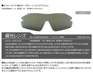 【正規品】AirFly エアフライ 世界特許取得 高機能サングラス用 レンズ　鯖江ブランド 偏光レンズ AF301 ダークグレイ　