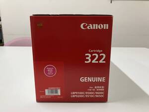 CANON　トナーカートリッジ322　マゼンタ