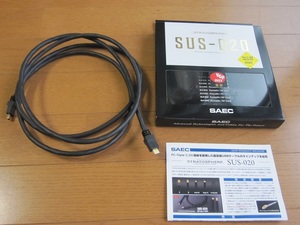 SAEC STRATOSPHERE SUS-020 USB Type C - USB miniB OTG 2m(中古)