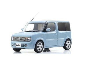 【京商】 1/18 日産 キューブ (エアブルー) 限定 400個 [KSR18060AB]★未開封新品！