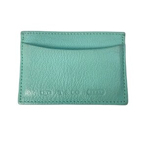 【中古】ティファニー Tiffany レディース パスケース 定期入れ カードケース レザー