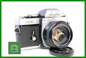 【同梱歓迎】実用■ミノルタ MINOLTA XE ボディ+MC ROKKOR-PF 50mm F1.7■シャッター全速・露出計完動■AO3