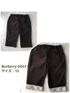 貴重　大きいサイズ　Burberry GOLF 13 カットパイル　ハーフパンツ