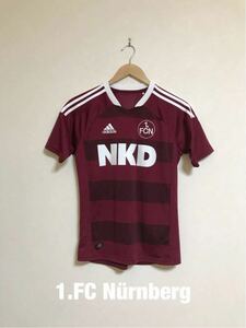 adidas 1.FC Nurnberg アディダス ニュルンベルク ホーム ユニフォーム トップス クライマクール ブンデスリーガ サイズ160 半袖 Z31293