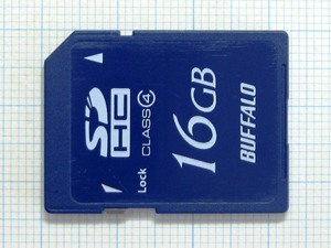 ★BUFFALO ＳＤＨＣ メモリーカード １６ＧＢ 中古★送料８５円・１８５円