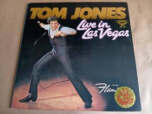 【中古LPレコード】トム・ジョーンズ　ゴールデン・プライズ　TOM JONES　LIVE IN LOS VEGAS　ラブ・ミー・トゥナイト、他。