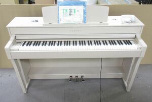 P000-N29-4332 [引取限定] YAMAHA ヤマハ CLP-645WA 電子ピアノ クラビノーバ 2018年製 説明書付 通電確認済 現状品1