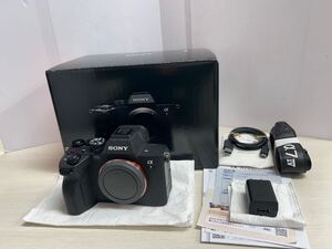 【58120.0108N】☆中古・美品☆通電OK　SONY/ソニー　α7　ILCE-7M4　ミラーレス一眼　デジタルカメラ　箱付き　現状品　カメラ　