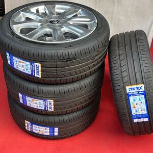 新品タイヤ。TOYOTA トヨタ クラウンアスリート 200系 純正18インチ×8J +45 PCD114.3 5穴ZEETEX 225/45R18ラジアル4本。マークXカムリ等。