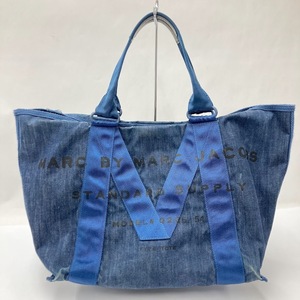 【ITVYZGE5DR20】MARC BY MARC JACOBS マークバイマークジェイコブス デニム バッグ トートバッグ ハンドバッグ ブルー 鞄 カバン かばん