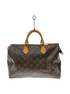 LOUIS VUITTON◆1)スピーディ35_モノグラム・キャンバス_BRW/PVC/BRW