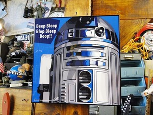 映画　スターウォーズ　ポップアートフレーム　（R2-D2）　■　アメリカン雑貨　アメリカ雑貨　パネル　ポスター