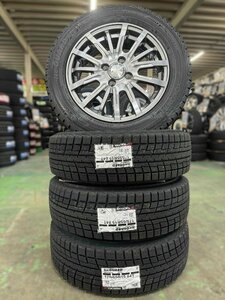 アクア ポルテ フィット キューブ etc. [新品] 175/65R15 ヨコハマ アイスガード iG52c 2023年製+[中古] 15インチアルミ 新品 4本セット！