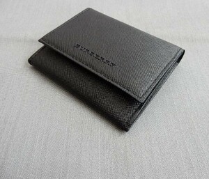 未使用保管品　『BURBERRY』ブラックノバチェック　コインケース