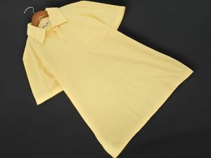 ネコポスOK BANANA REPUBLIC バナナリパブリック ボタンレス ポロシャツ sizeM/黄 ■◆ ☆ eha9 レディース