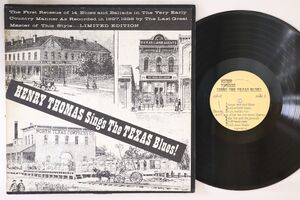 米LP Henry Thomas Sings The Texas Blues 1927-28 OJL3 ORIGIN JAZZ LIBRARY /00260