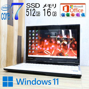 ★超美品 YAMAHA♪最上級4コアi7！新品SSD512GB メモリ16GB★LL750/L Core i7-3630QM Webカメラ Win11 MS Office2019 H&B★P72409